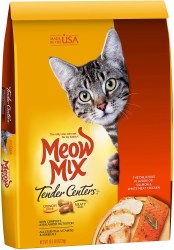 Del Monte Meow Mix Tender Centers with Salmon and Chicken Flavors, Dry Cat Food, 13.5 lbs