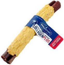 Barkworthies Collagen Cheese Wrapped Beef Stick, Dog Treats, 6 inch