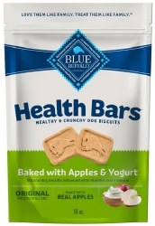 Blue Buffalo Health Bars Baked with Apple and Yogurt Dog Treats 16oz