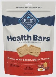Blue Buffalo Health Bars Baked with Bacon Egg and Cheese Dog Treats 16oz