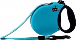 Alcott Adventure Retractable Leash, Blue, 16', up to 110lb