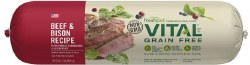 Freshpet Vital Roll Grain Free Beef & Bison Recipe for Dogs, 2lb