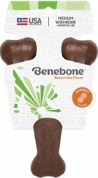 Benebone Chew Good Wish Bone with Real Peanut Butter Regular