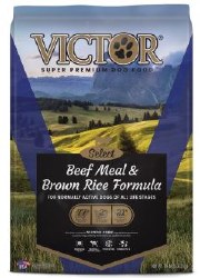 Victor Select Beef Meal and Brown Rice Dry Dog Food 15 lbs