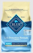 Blue Buffalo Life Protection Puppy Formula Chicken and Brown Rice Recipe, Dry Dog Food, 5lb