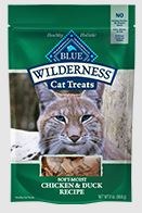 Blue Buffalo Wilderness Chicken & Duck Grain-Free, Cat Treats, 2-oz Bag