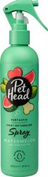 PetHead Furtastic Knot Detangling Dog Spray, Watermelon Scented, 10oz