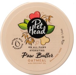 PetHead On All Paws Hydrating Paw Butter with Coconut Oil and Oatmeal for Dogs, 1.4oz