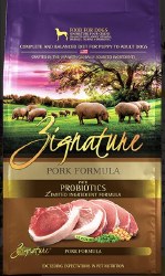 Zignature Limited Ingredient Formula Pork and Peas Recipe Grain Free Dry Dog Food 4 lbs