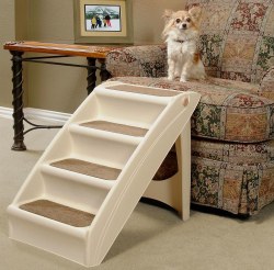 Solvit Cozyup Folding Pet Steps, Tan, X Large