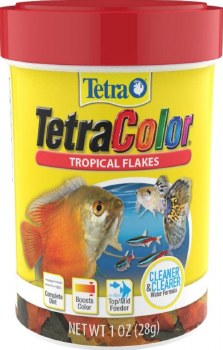 Tetra Color Tropical Flakes Fish Food 1oz