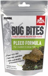 Fluval Bug Bites Medium to Large Pleco Formula, Fish Food, 4.59oz