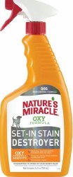Natures Miracle Dog Set In Stain and Odor Destroyer, Orange Scented, 24oz
