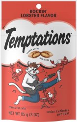 Whiskas Temptations Rockin Lobster Flavor, Cat Treats, 3oz