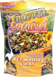 FMBrowns Tropical Carnival Gourmet Mouse and Rat Food and Treat 2lb