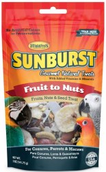 Higgins Sunburst Gourmet Fruit to Nuts Bird Treats 5oz