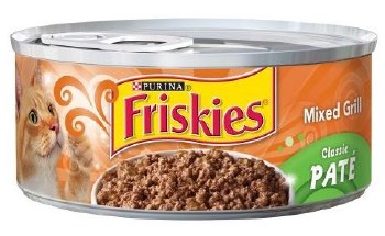 Purina Friskies Mixed Grill Pate, Wet Cat Food, 5.5oz