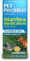 PetAg Pet Pectillin Diarrhea Medication for Cats and Dogs 4oz