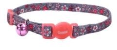 3/8" Safety Cat PinkFlower Gry