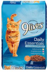 9lives Daily Essentials with Chicken Beef & Salmon Flavor, Dry Cat Food, 12lb