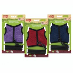 Living World Harness & Lead Assorted Colors Large