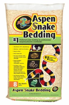 ZooMedLab Aspen Snake Bedding 8 Quart