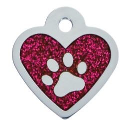 Dog Tag Heart Shape
