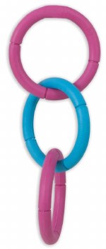 JW Invincible Chains Triple, for Small Dogs, 4in
