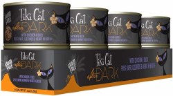 Tiki Cat After Dark Chicken and Duck Recipe in Broth Grain Free Canned Wet Cat Food 5.5oz