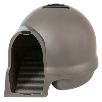 Petmate Dome Cleanstep Litter Pan, 22.5x22.5x19in