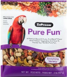 ZuPreem Pure Fun Enriching Variety Large Bird Food 2 lbs