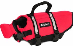 Zippy Paws Adventure Life Jacket, Red Black, Dog Seasonal, X Small