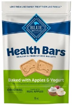 Blue Buffalo Health Bars Baked with Apple and Yogurt Dog Treats 16oz
