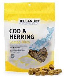 Icelandic Cod Herring Bite, Grain Free, 2.5oz