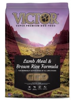 Victor Select Lamb Meal and Brown Rice Dry Dog Food 15 lbs