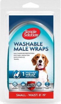 Four Paws Simple Solution Male Diaper Garment Wrap, Small