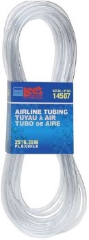 Lee's Airline Tubing, Clear, 25ft