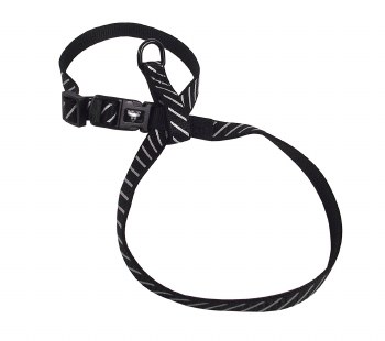 Hamilton Adjustable Puppy and Cat Harness, 3/8 inch x 10-16 inch Harness, Black