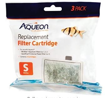Aqueon Replacement Filter Cartridges, Small, 3 count