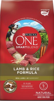 Purina ONE SmartBlend Lamb and Rice Formula Adult Dry Dog Food 31.1lb