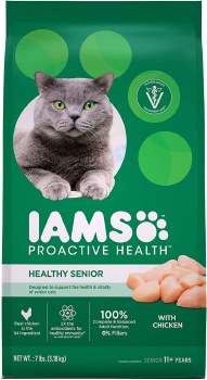 IAMS ProActive Health Healhy Senior Formula with Chicken Dry Cat Food 7lb