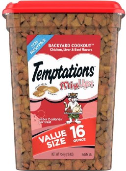 Whiskas Temptations Mixups Backyard Cookout Cat Treats 16oz