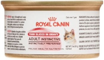 Royal Canin Feline Health Nutrition Adult Instinctive Thin Slices, Wet Cat Food, 3oz