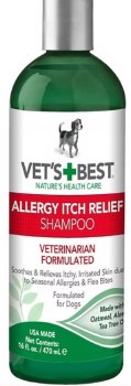 Vet's Best Allergy Itch Refiel Shampoo for Dogs 16oz