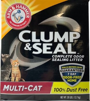 Arm & Hammer Clump and Seal Cat Litter, Multi Cat, 28lb