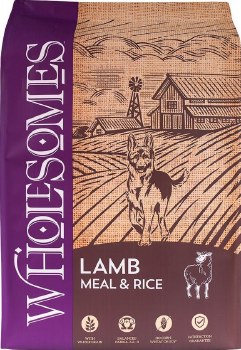 Wholesomes Lamb Meal and Rice Formula Dry Dog Food 40lb
