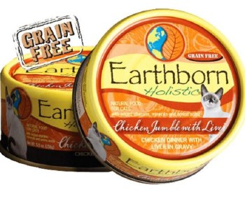 Earthborn Holistic Chicken Jumble Recipe Grain Free Canned Wet Cat Food 5.5oz