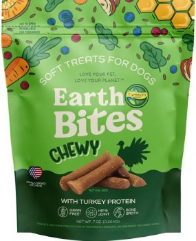 Holistic Earthbites Grain Free Turkey Bites, Dog Treats, 7oz