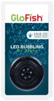 GloFish LED Bubbling Air Stone, Blue