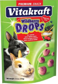 Sunseed Vitakraft Drops Wild Berry Flavored Rabbit Treats 5oz